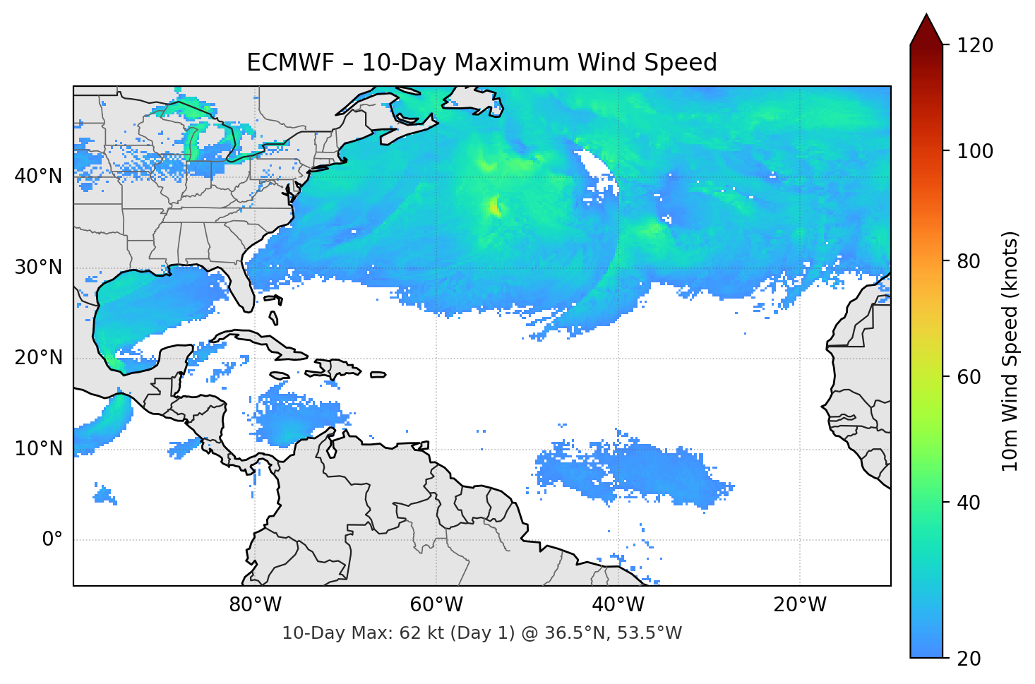 ECMWF 10-Day Max