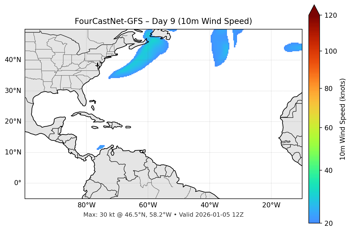 FourCastNet-GFS - Day 09