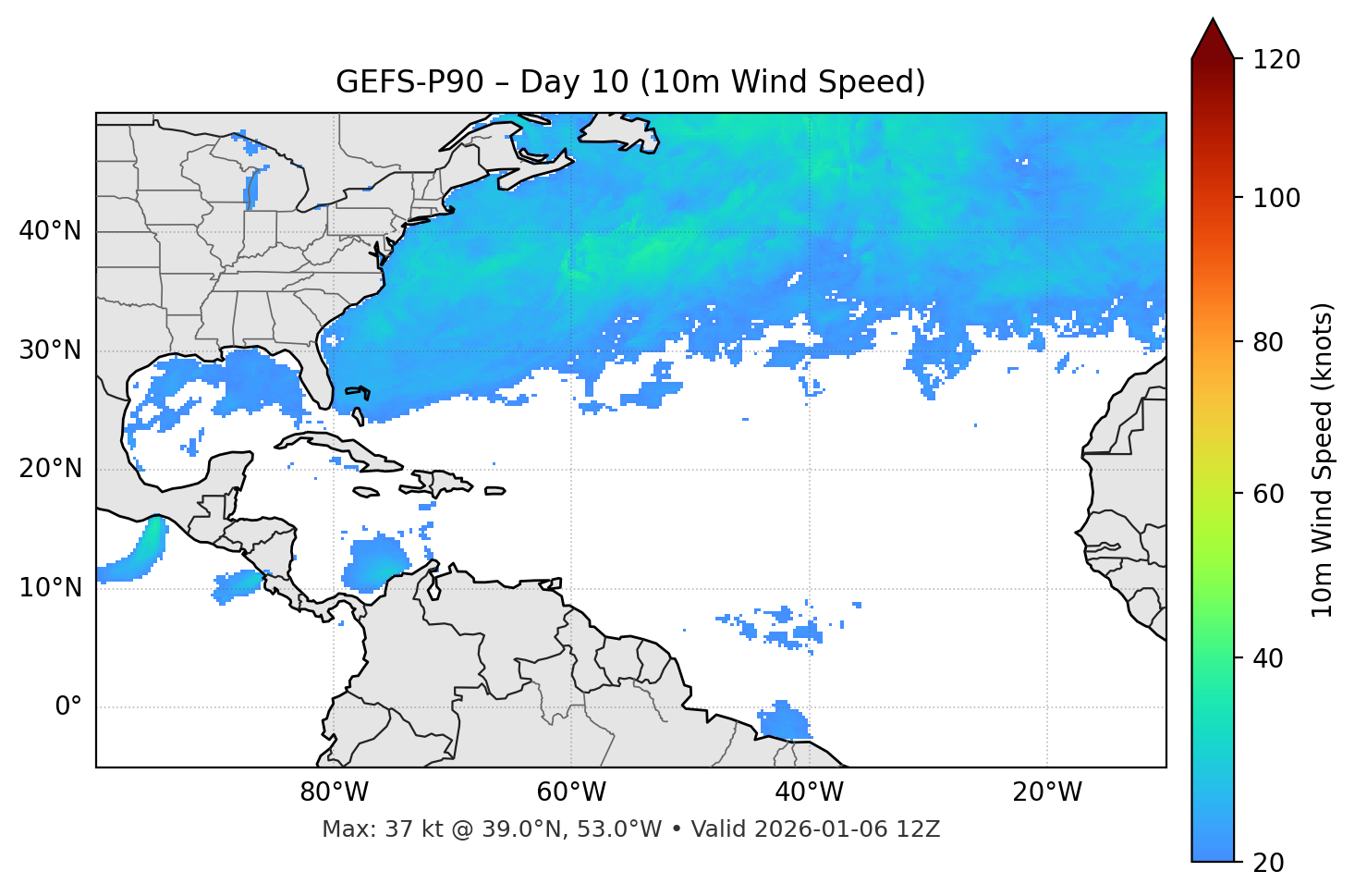 GEFS-P90 - Day 10