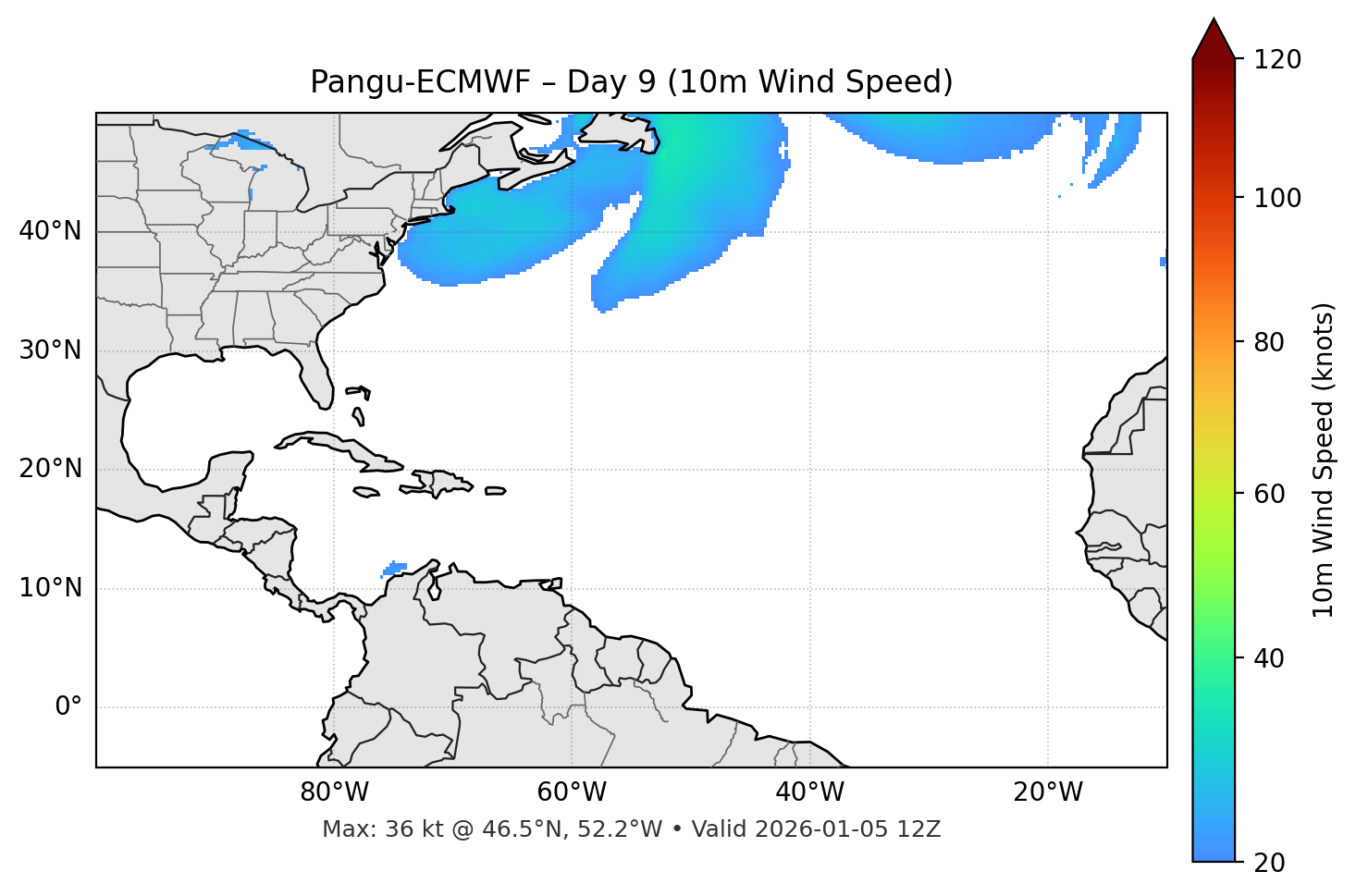 Pangu-ECMWF - Day 09