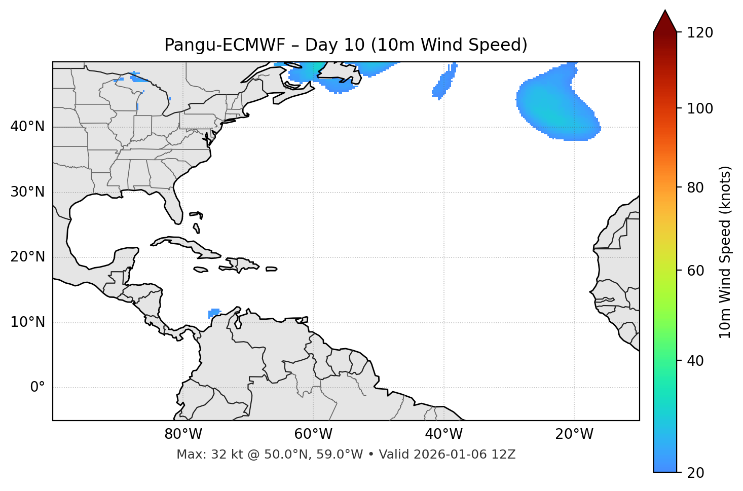 Pangu-ECMWF - Day 10