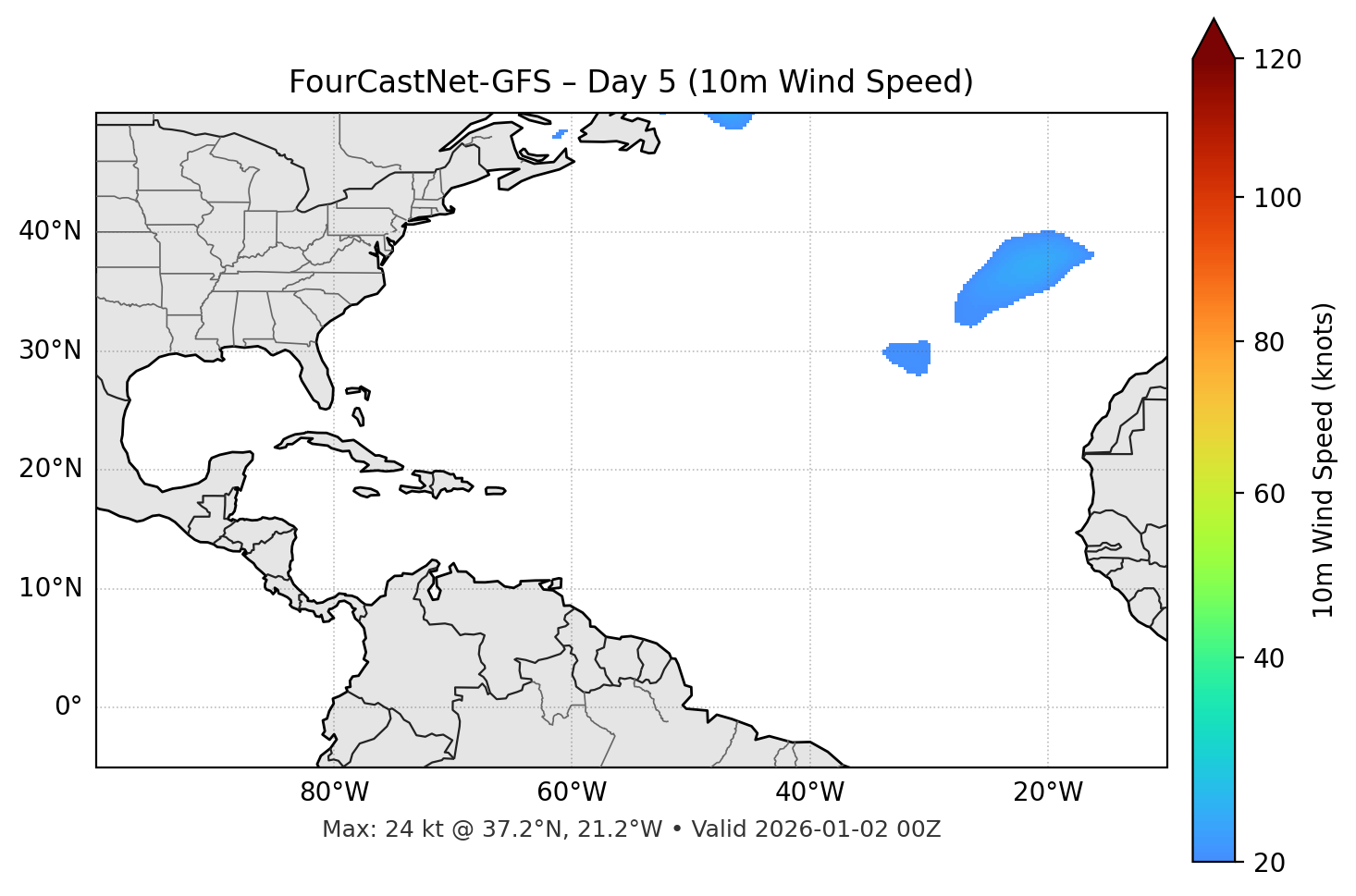 FourCastNet-GFS - Day 05