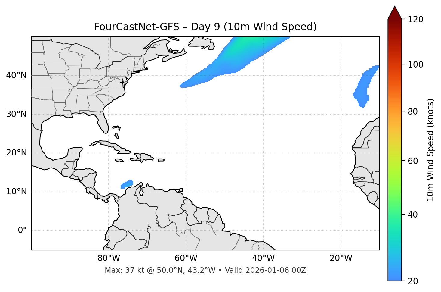 FourCastNet-GFS - Day 09