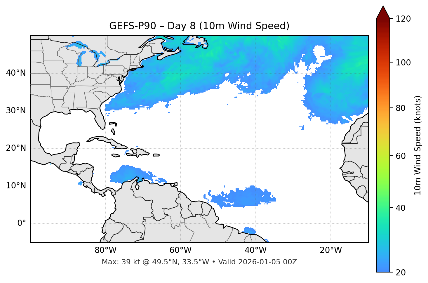GEFS-P90 - Day 08