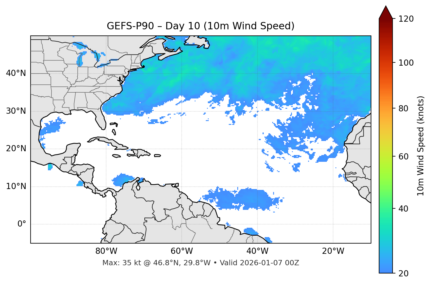 GEFS-P90 - Day 10