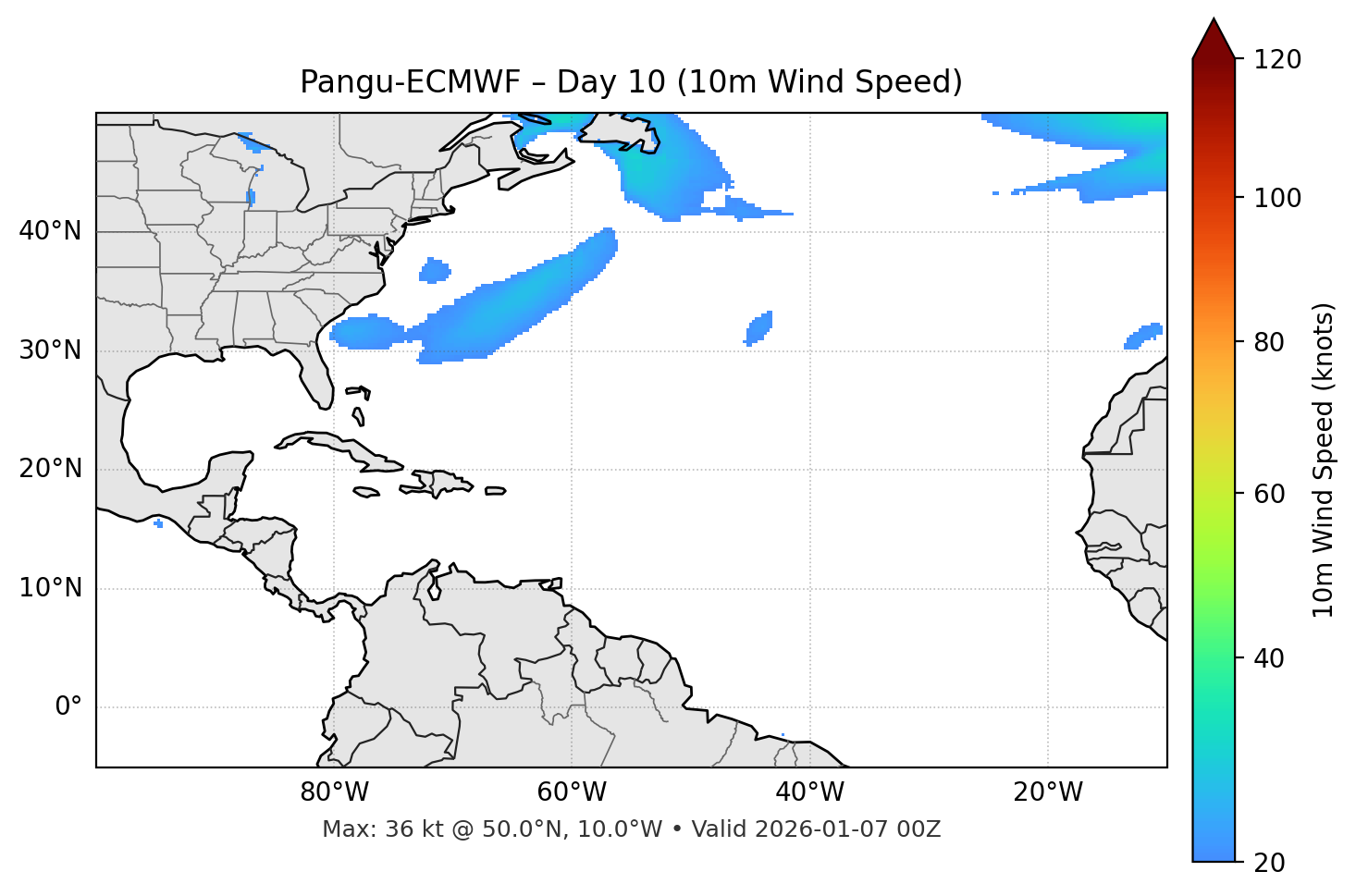 Pangu-ECMWF - Day 10