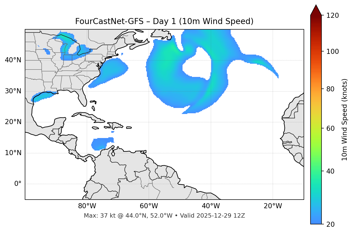 FourCastNet-GFS - Day 01