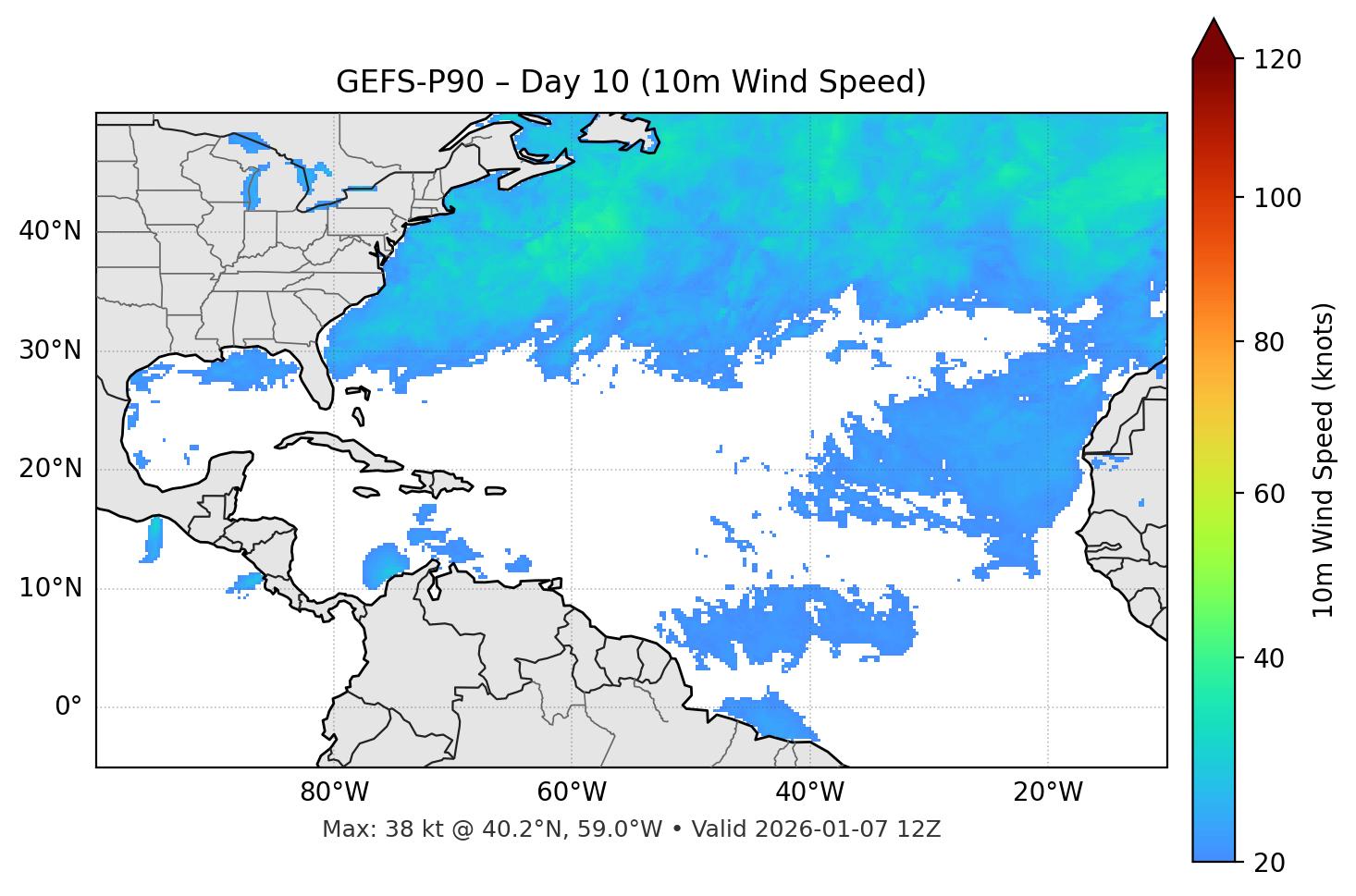 GEFS-P90 - Day 10