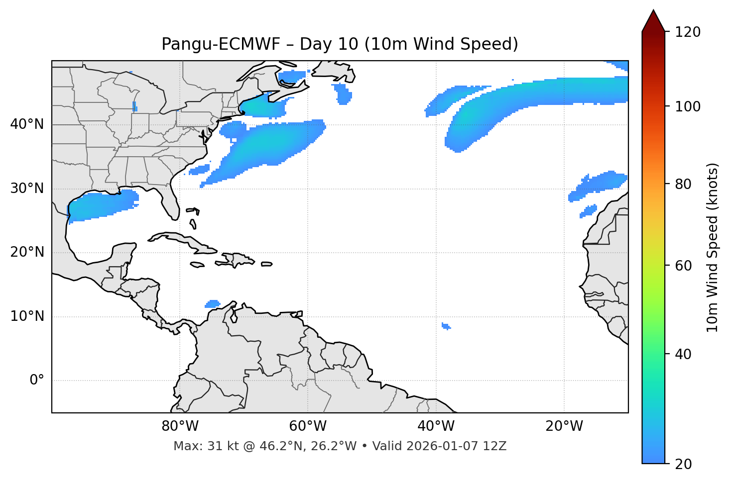 Pangu-ECMWF - Day 10