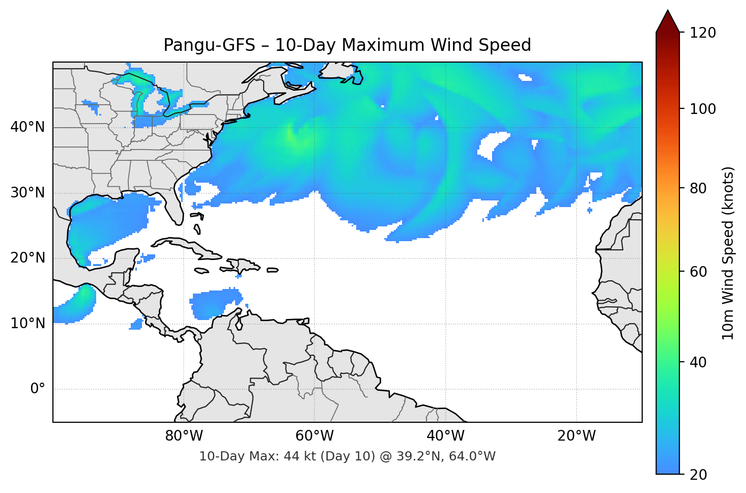Pangu-GFS 10-Day Max