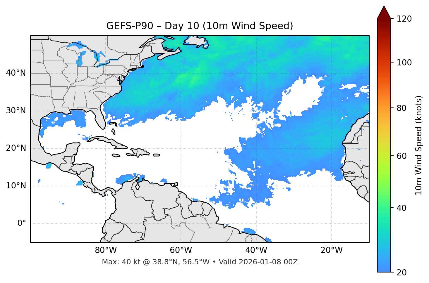 GEFS-P90 - Day 10