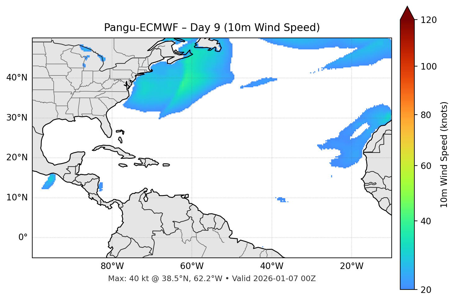 Pangu-ECMWF - Day 09