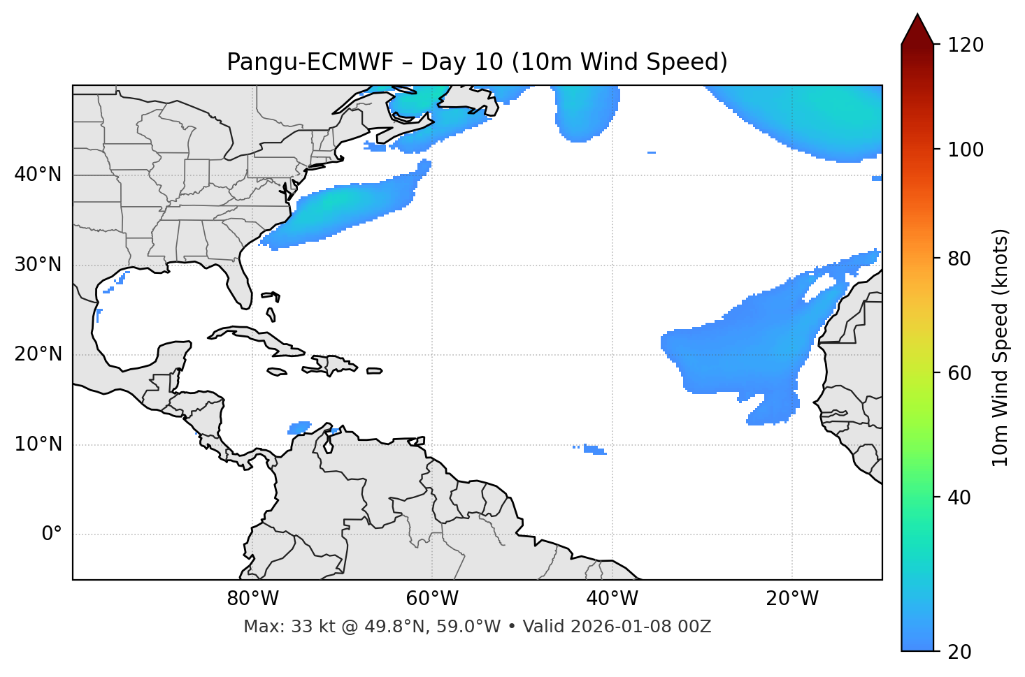 Pangu-ECMWF - Day 10