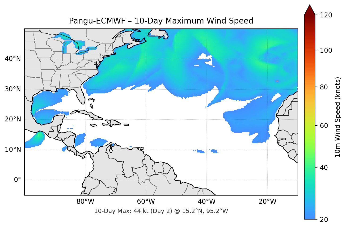 Pangu-ECMWF 10-Day Max