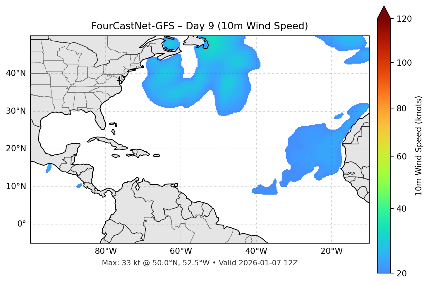 FourCastNet-GFS - Day 09