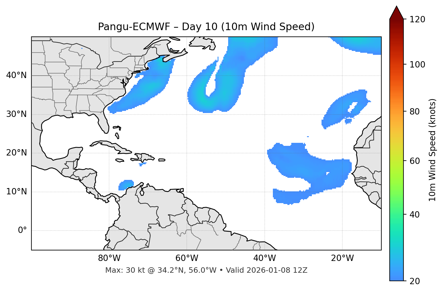 Pangu-ECMWF - Day 10