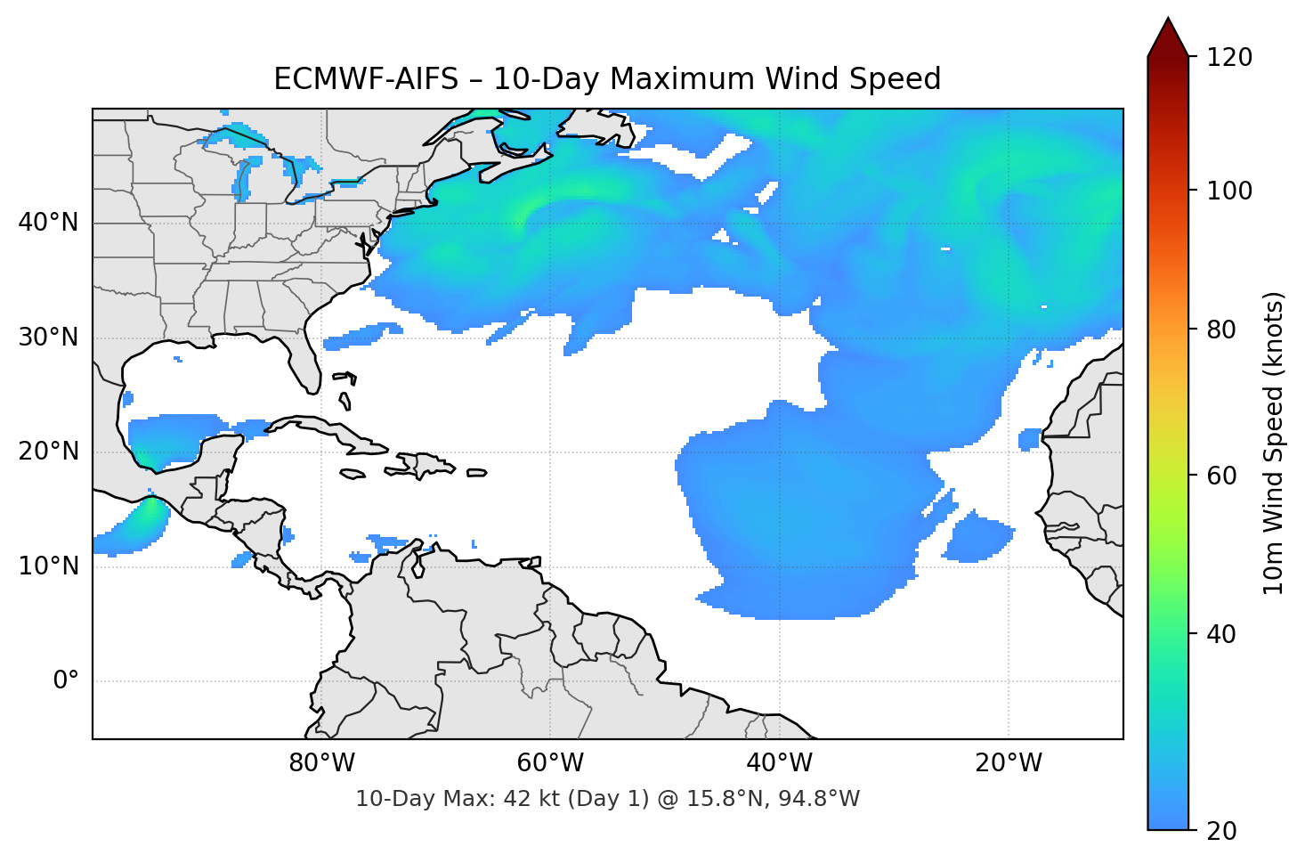 ECMWF-AIFS 10-Day Max