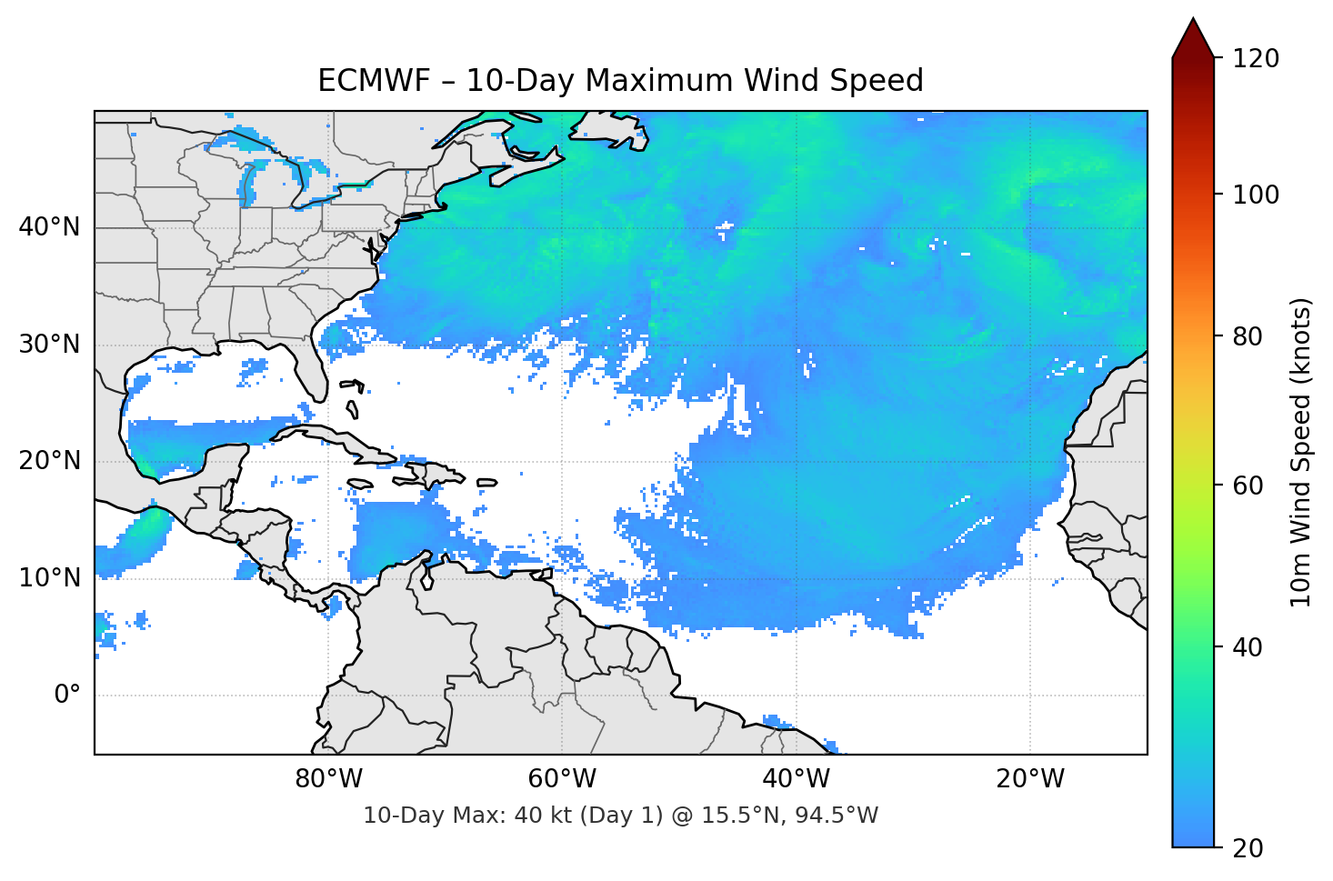 ECMWF 10-Day Max