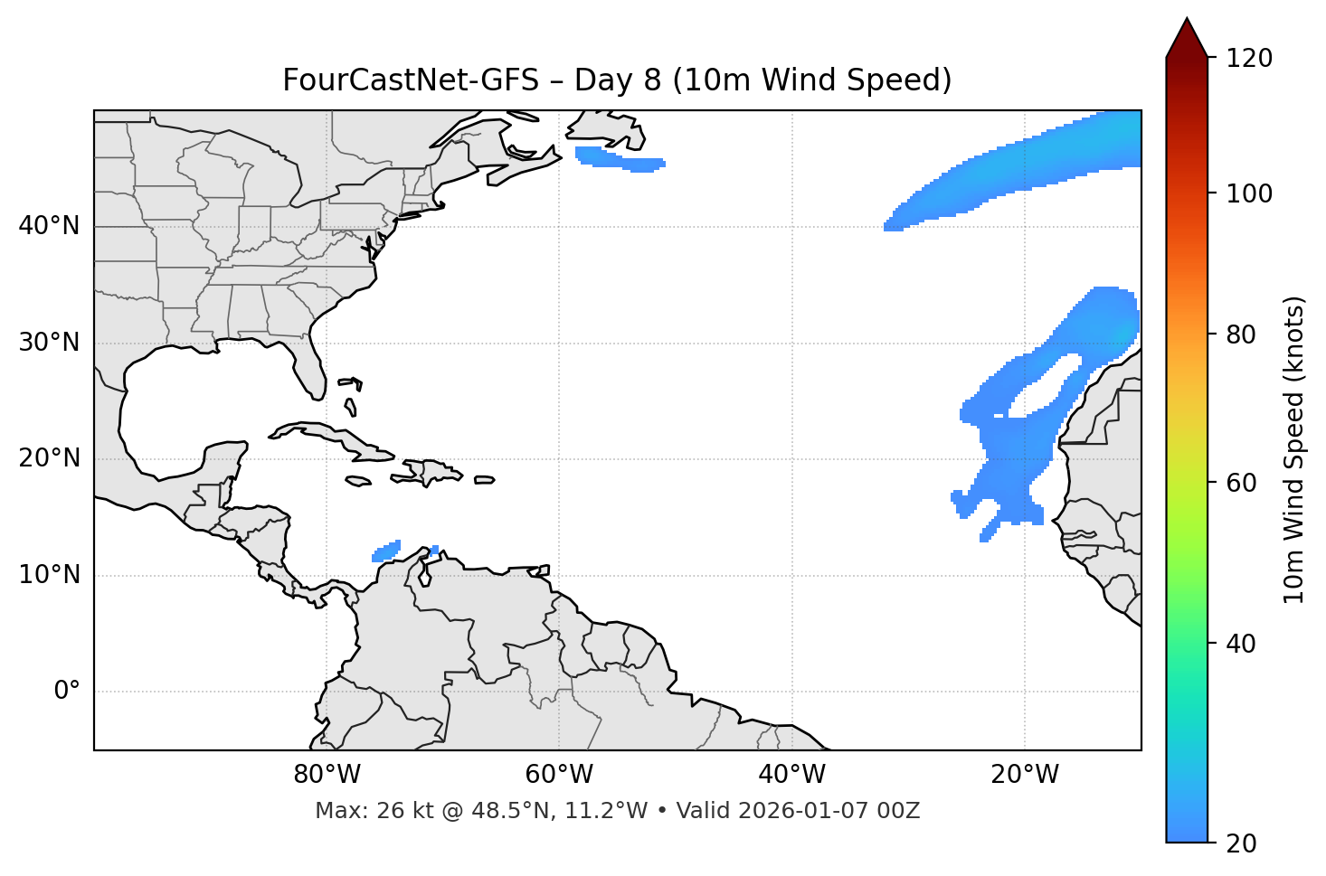 FourCastNet-GFS - Day 08