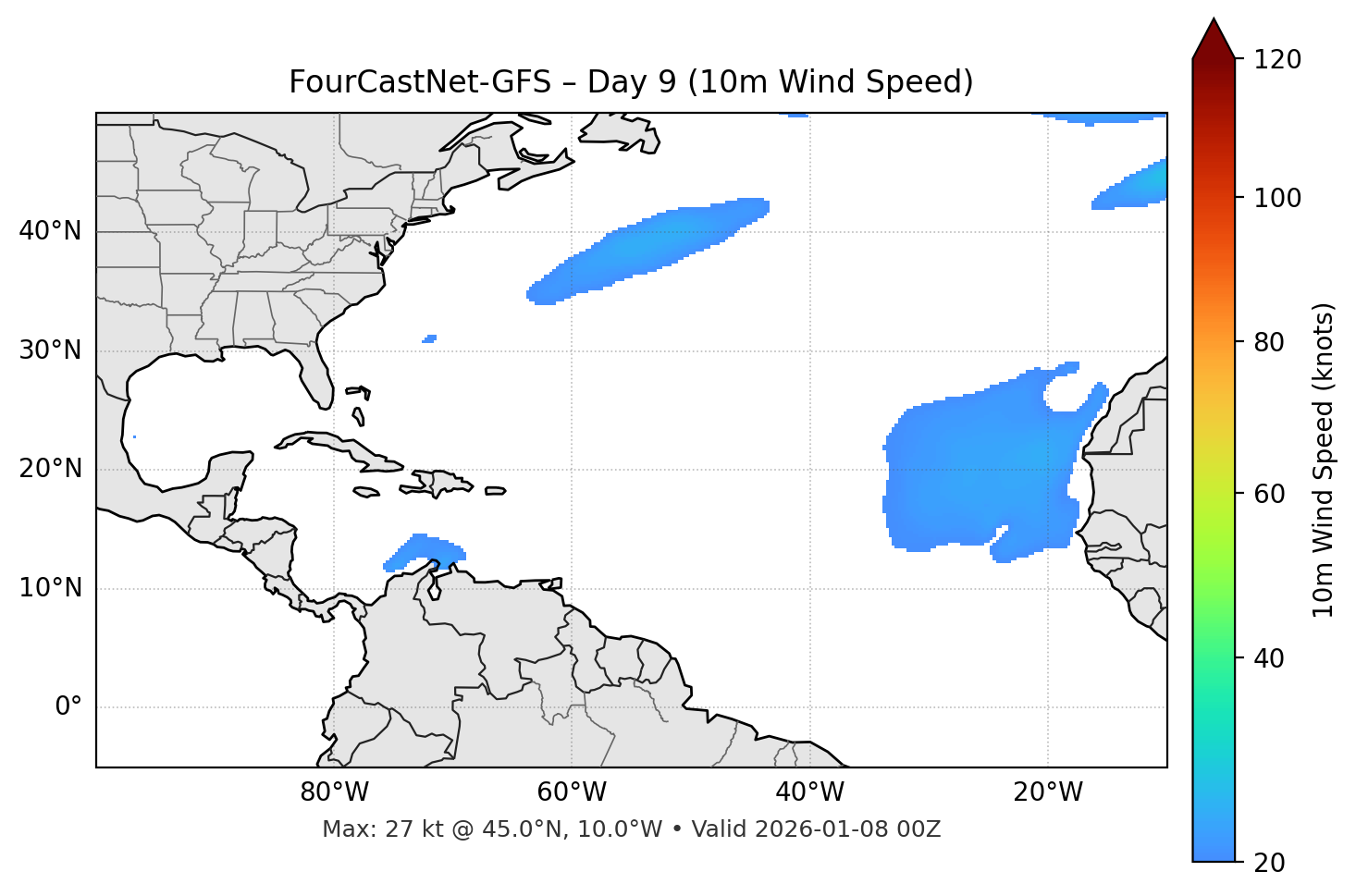 FourCastNet-GFS - Day 09
