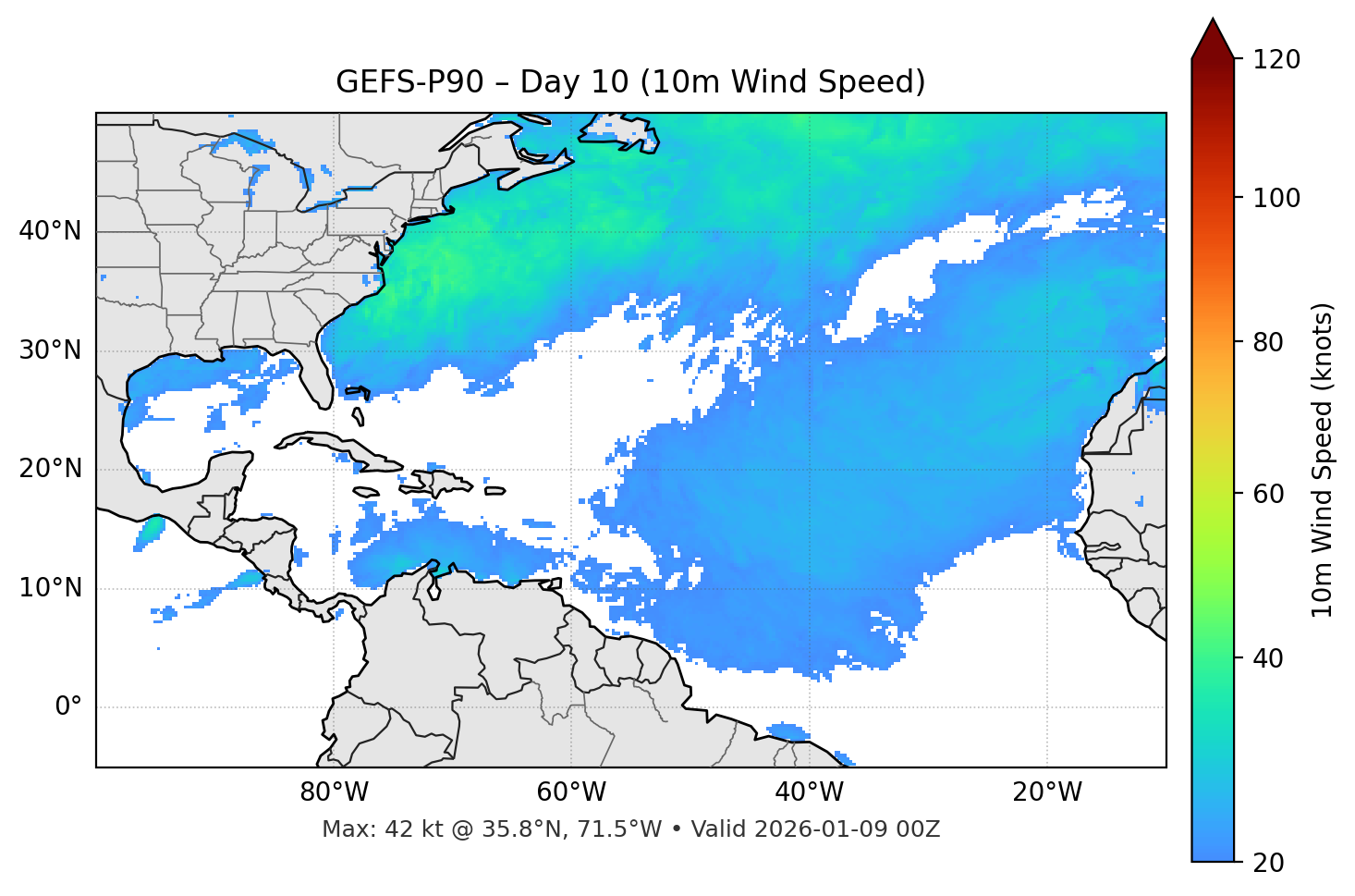 GEFS-P90 - Day 10