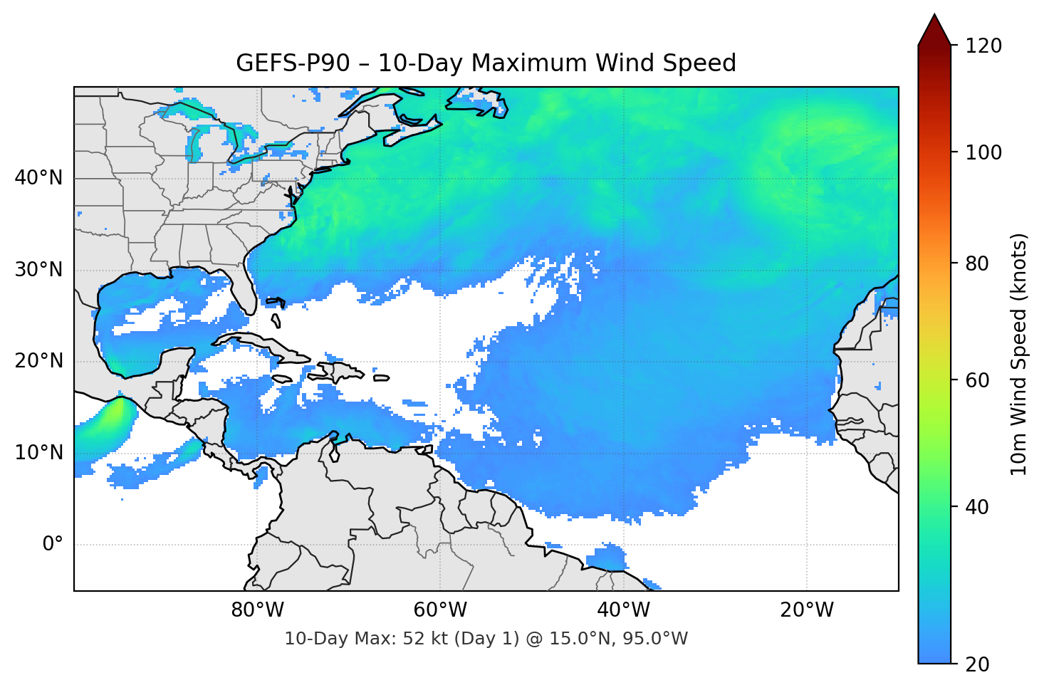 GEFS-P90 10-Day Max