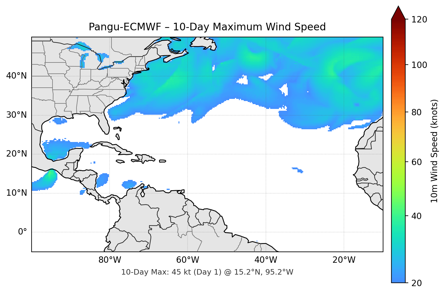 Pangu-ECMWF 10-Day Max