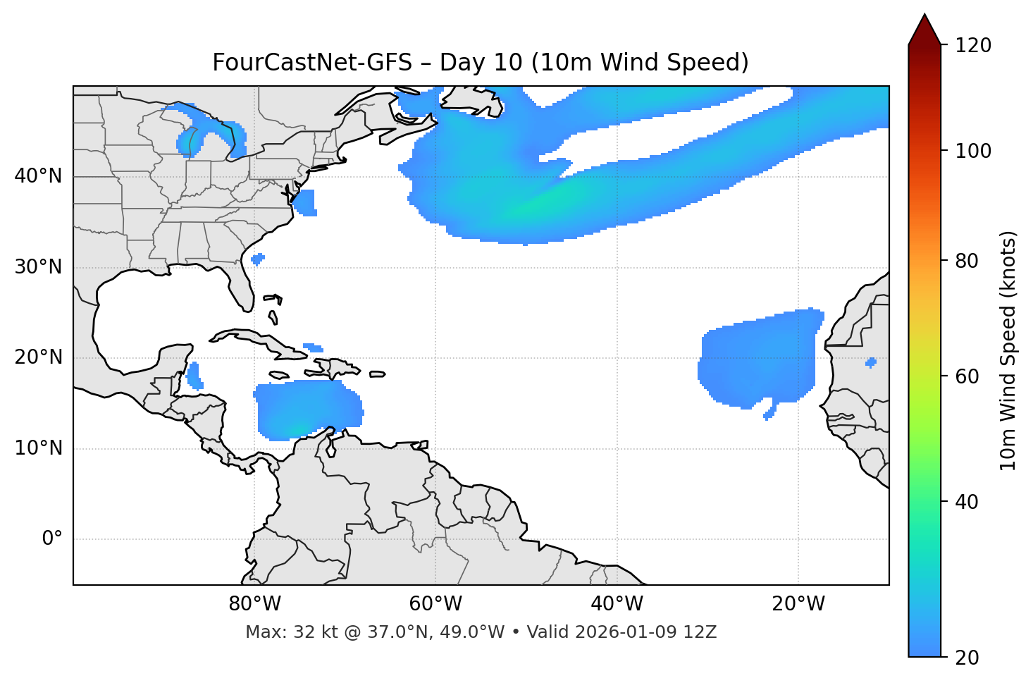 FourCastNet-GFS - Day 10