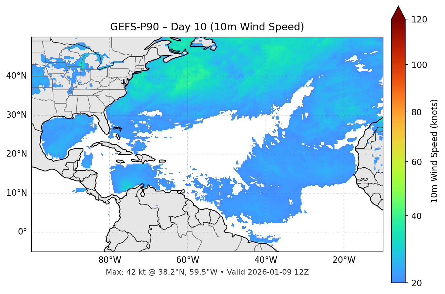 GEFS-P90 - Day 10