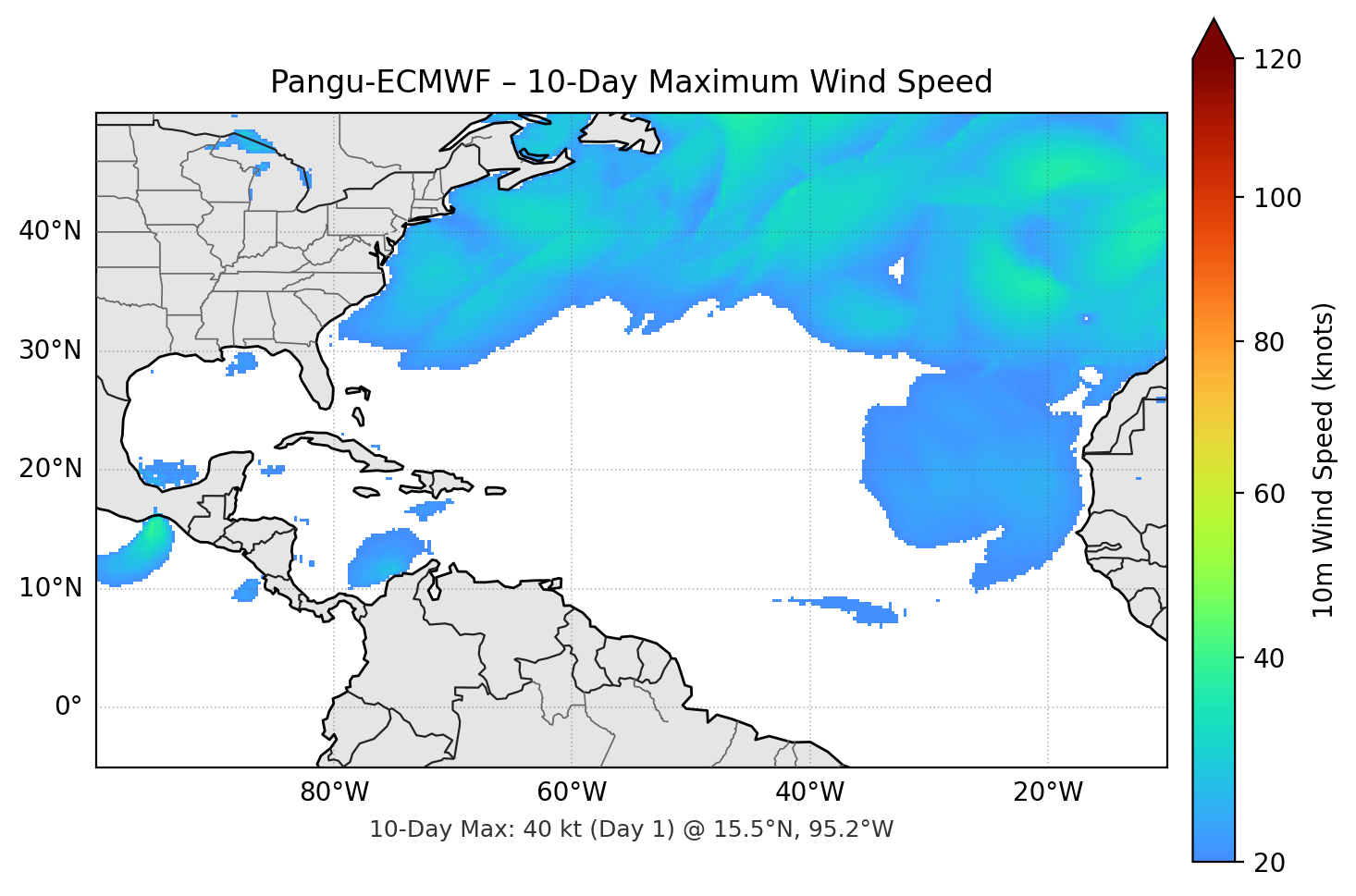 Pangu-ECMWF 10-Day Max