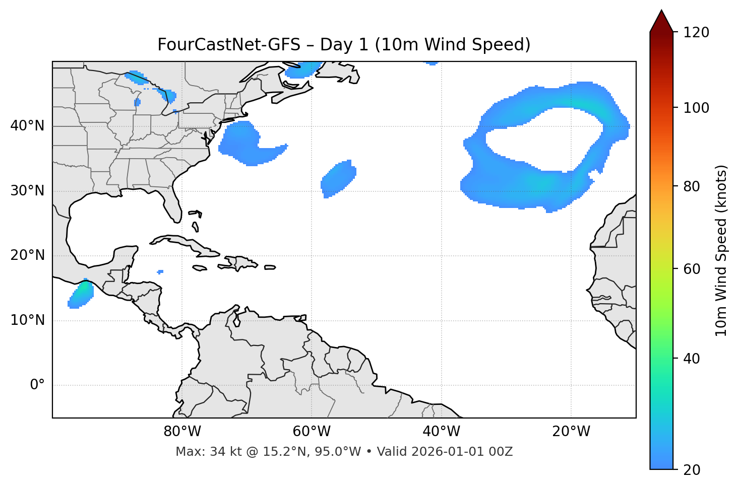 FourCastNet-GFS - Day 01