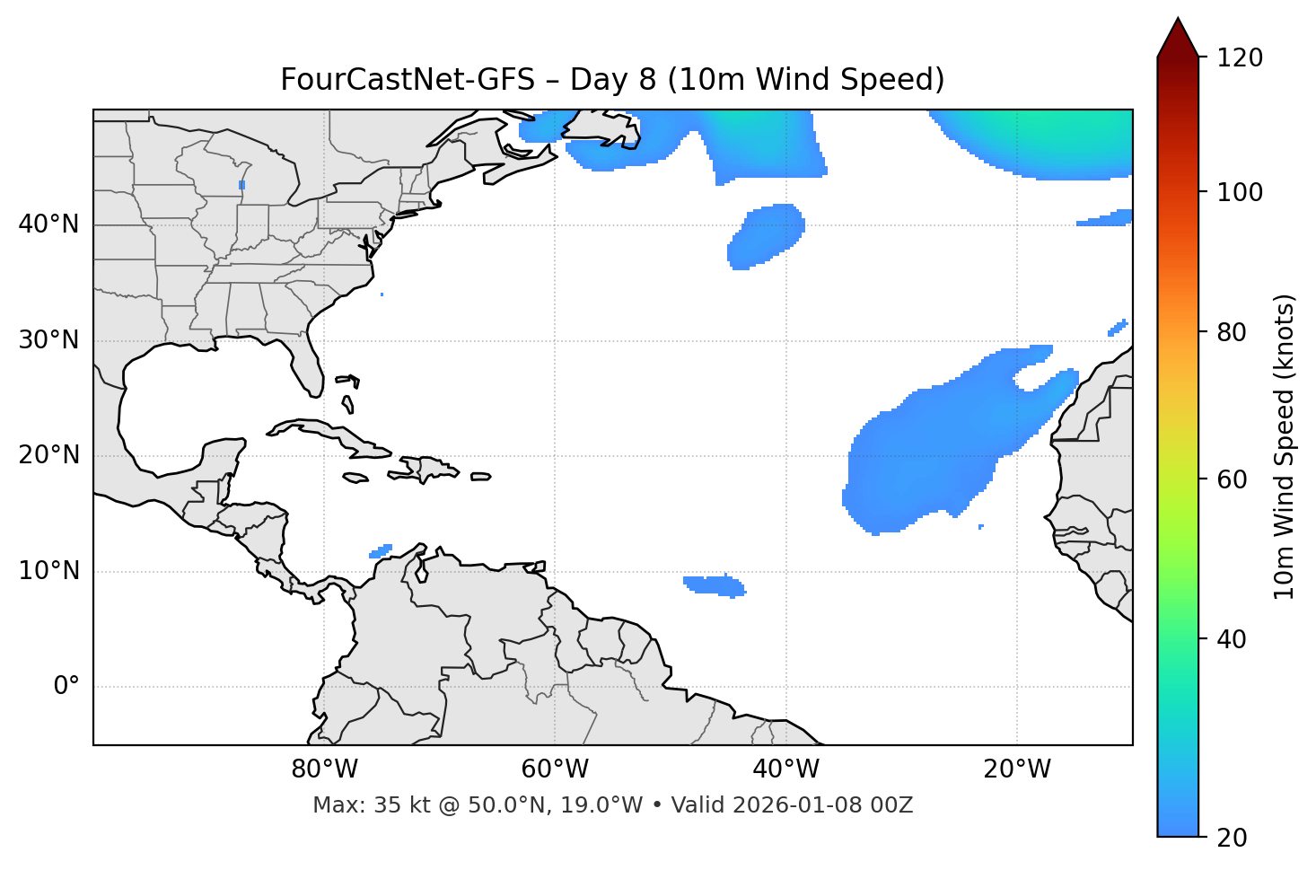 FourCastNet-GFS - Day 08