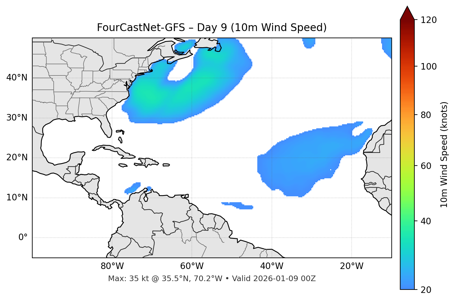 FourCastNet-GFS - Day 09