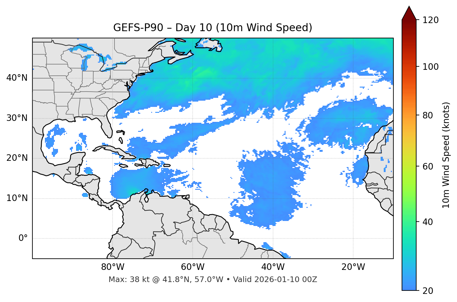GEFS-P90 - Day 10