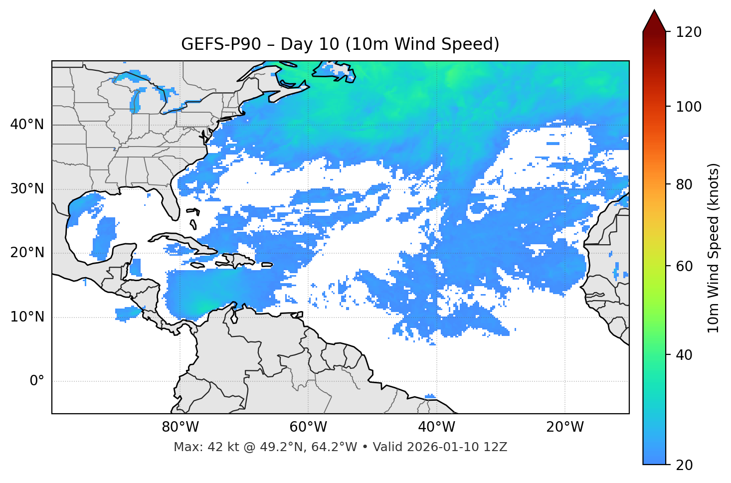 GEFS-P90 - Day 10