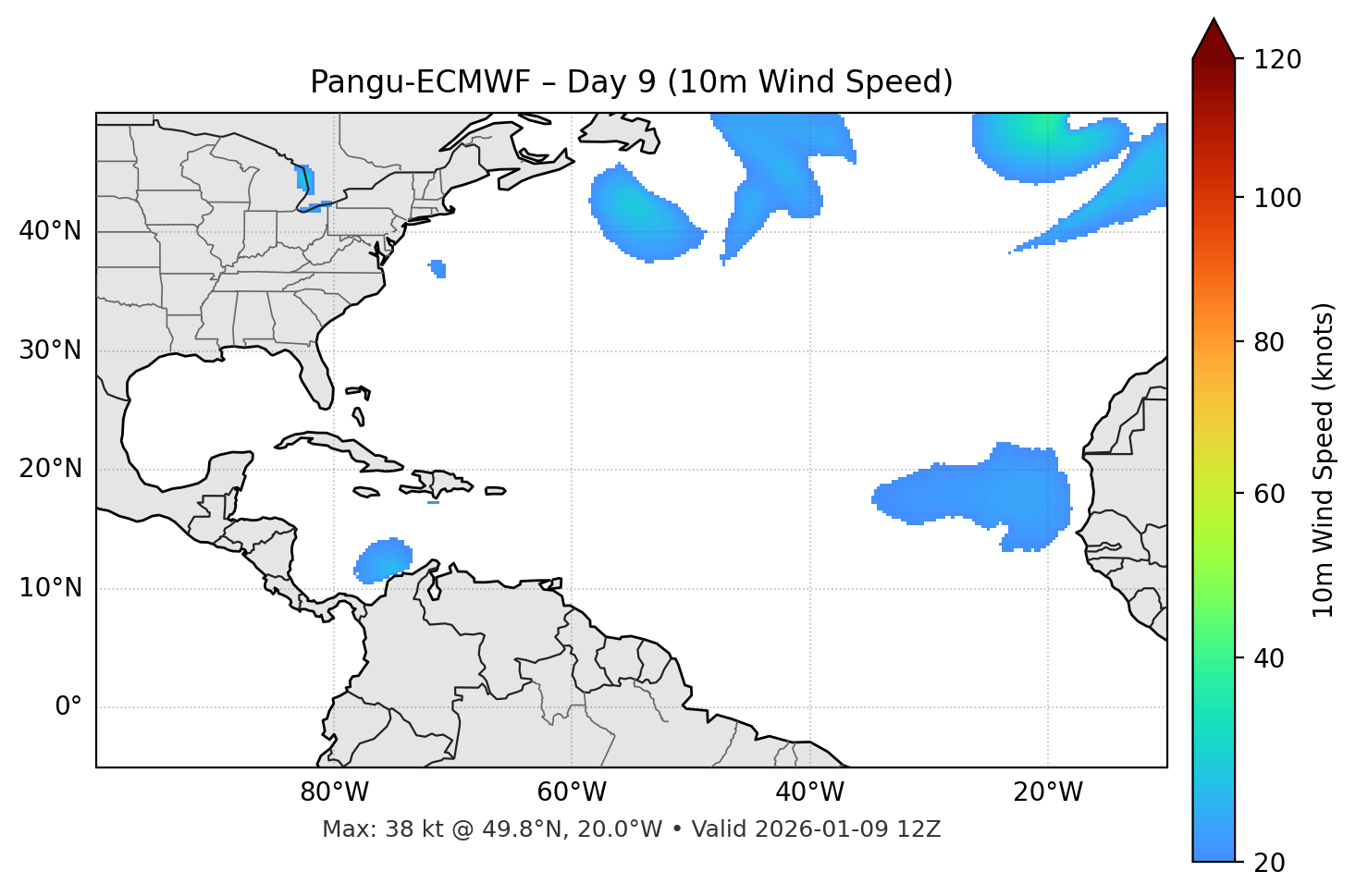 Pangu-ECMWF - Day 09