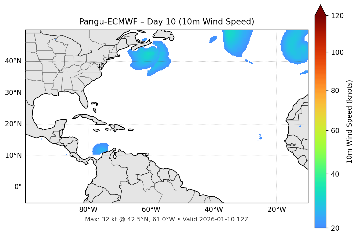 Pangu-ECMWF - Day 10