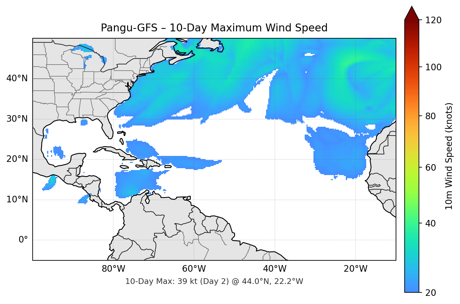 Pangu-GFS 10-Day Max