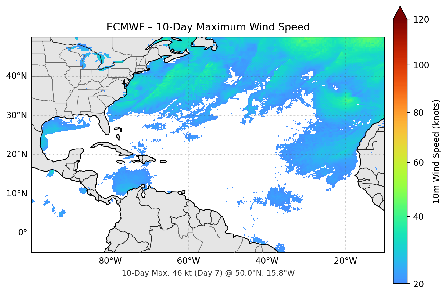 ECMWF 10-Day Max