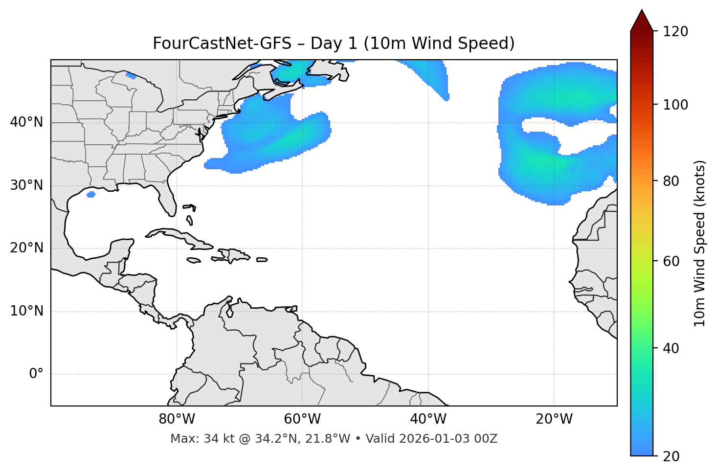 FourCastNet-GFS - Day 01