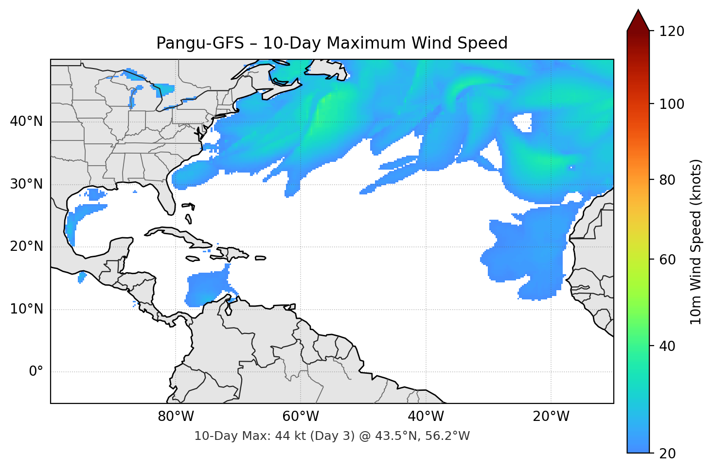 Pangu-GFS 10-Day Max