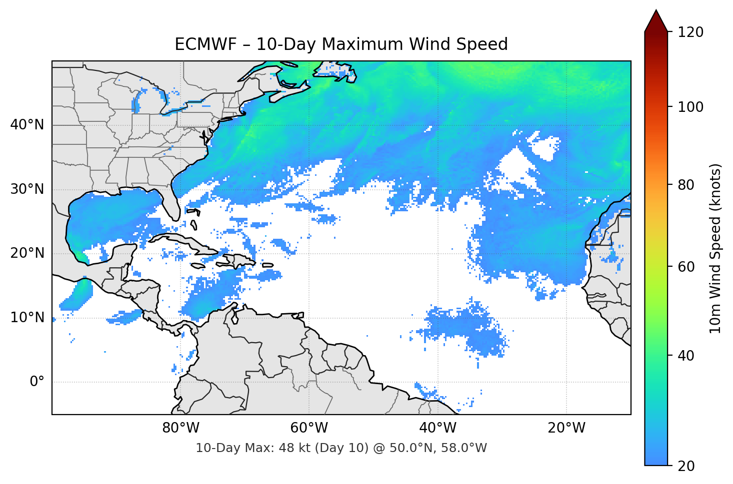 ECMWF 10-Day Max