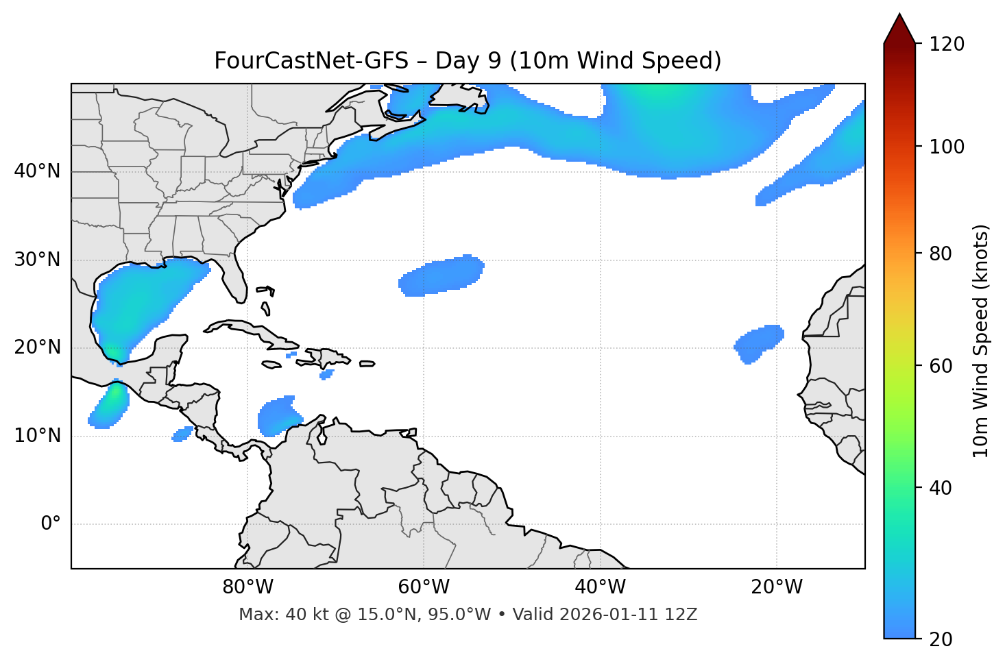 FourCastNet-GFS - Day 09