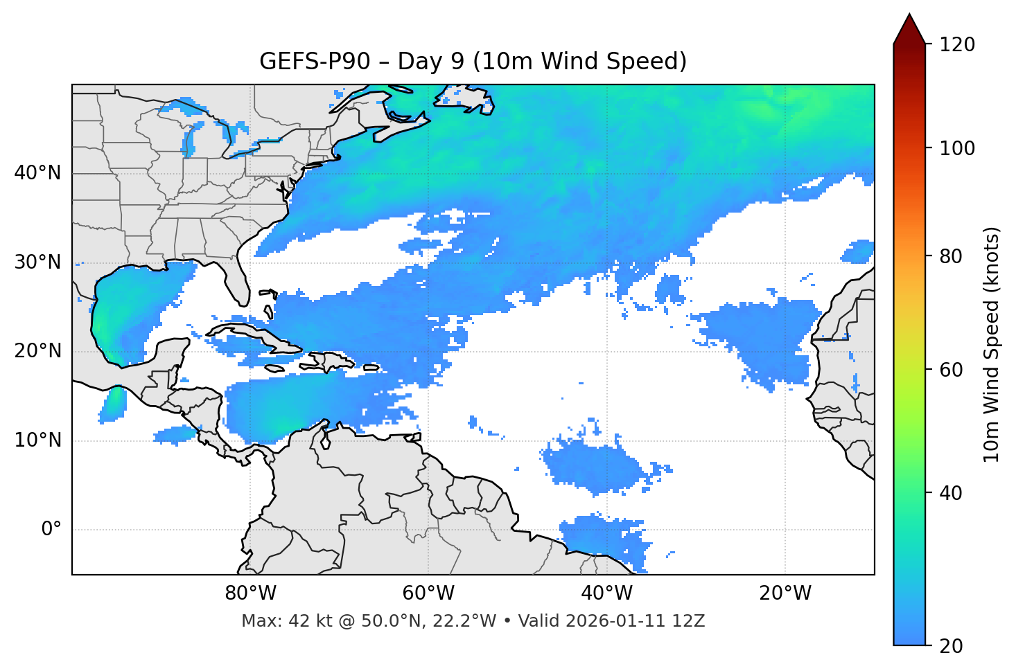 GEFS-P90 - Day 09