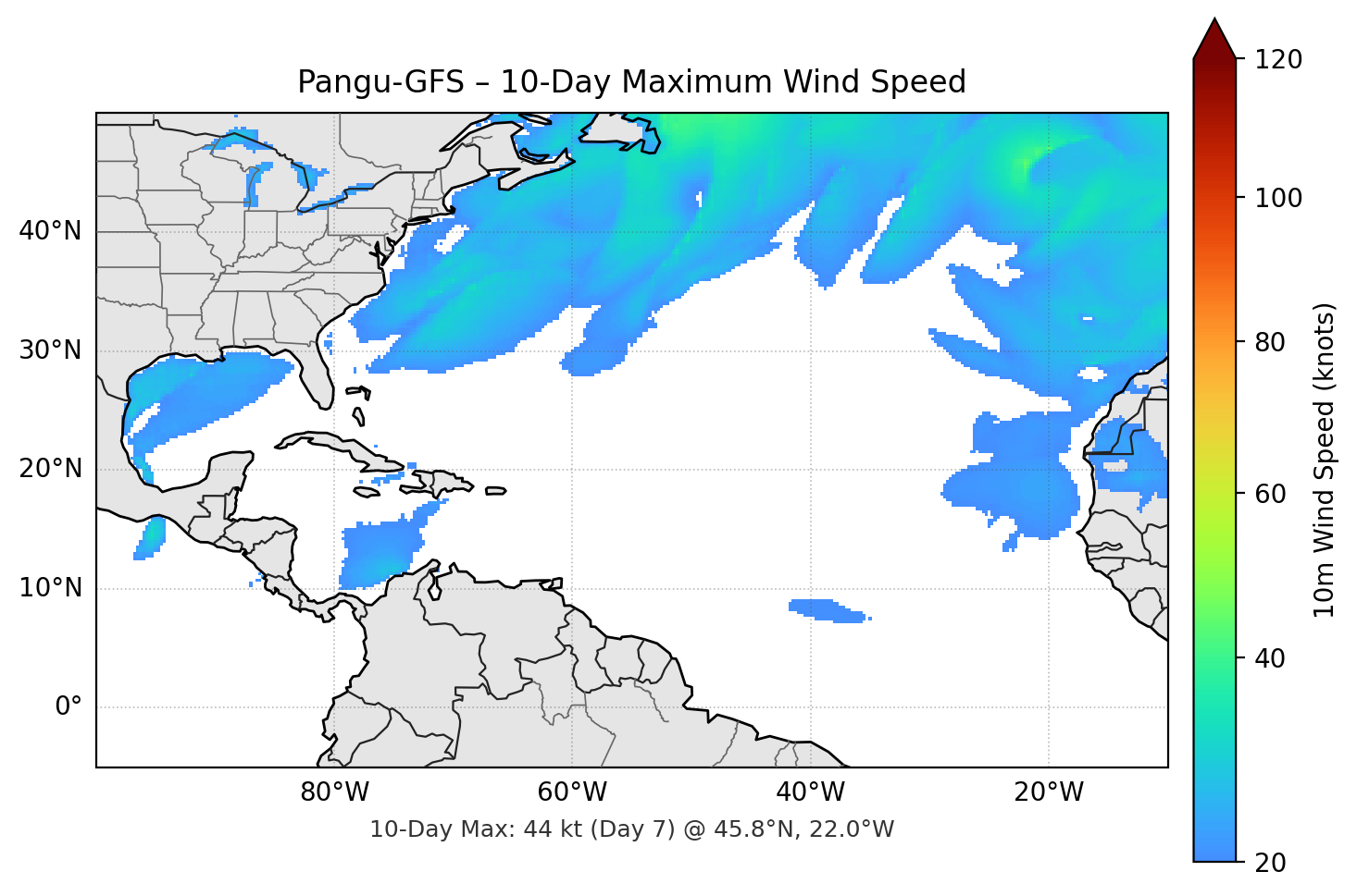 Pangu-GFS 10-Day Max