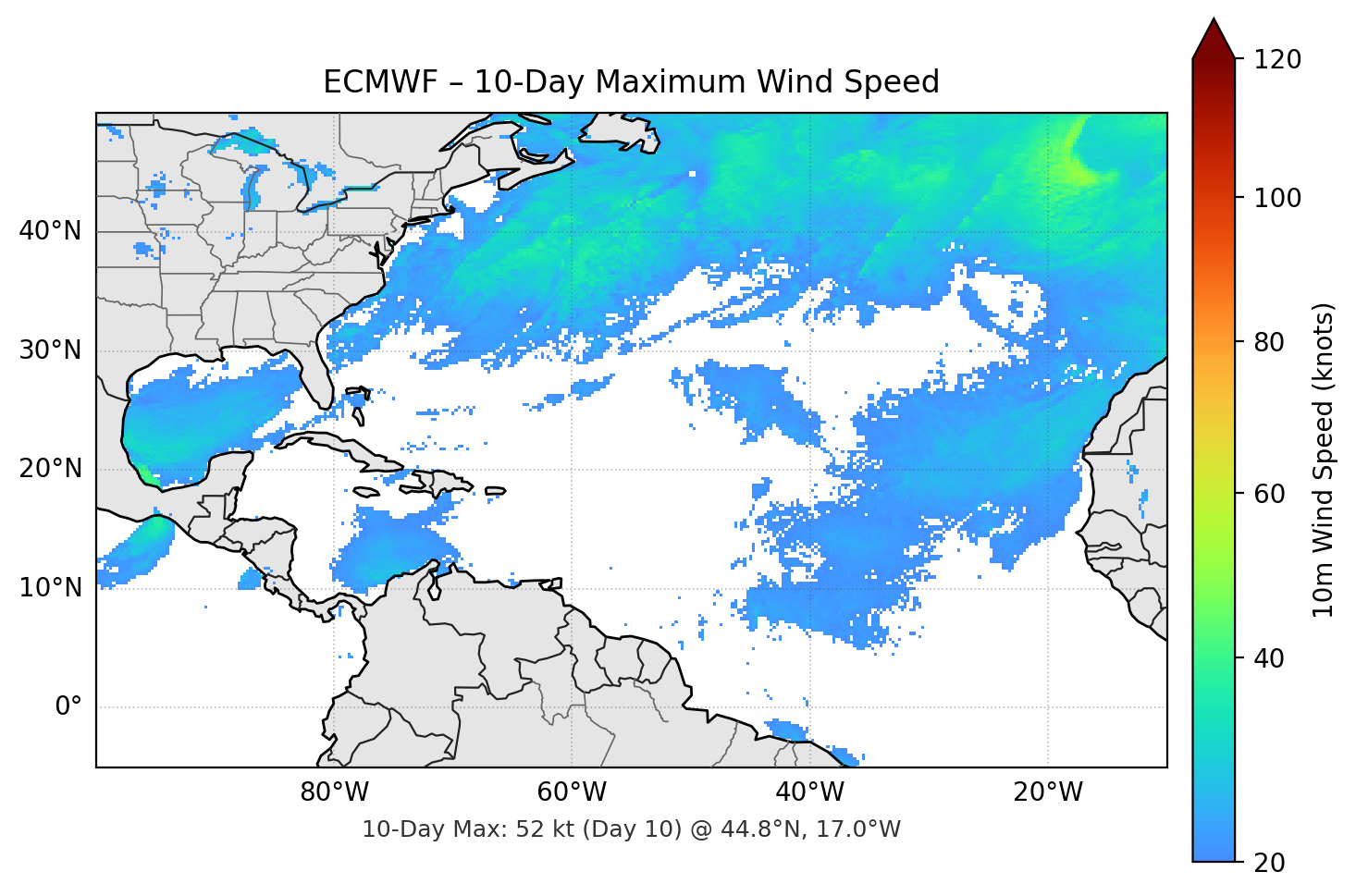 ECMWF 10-Day Max
