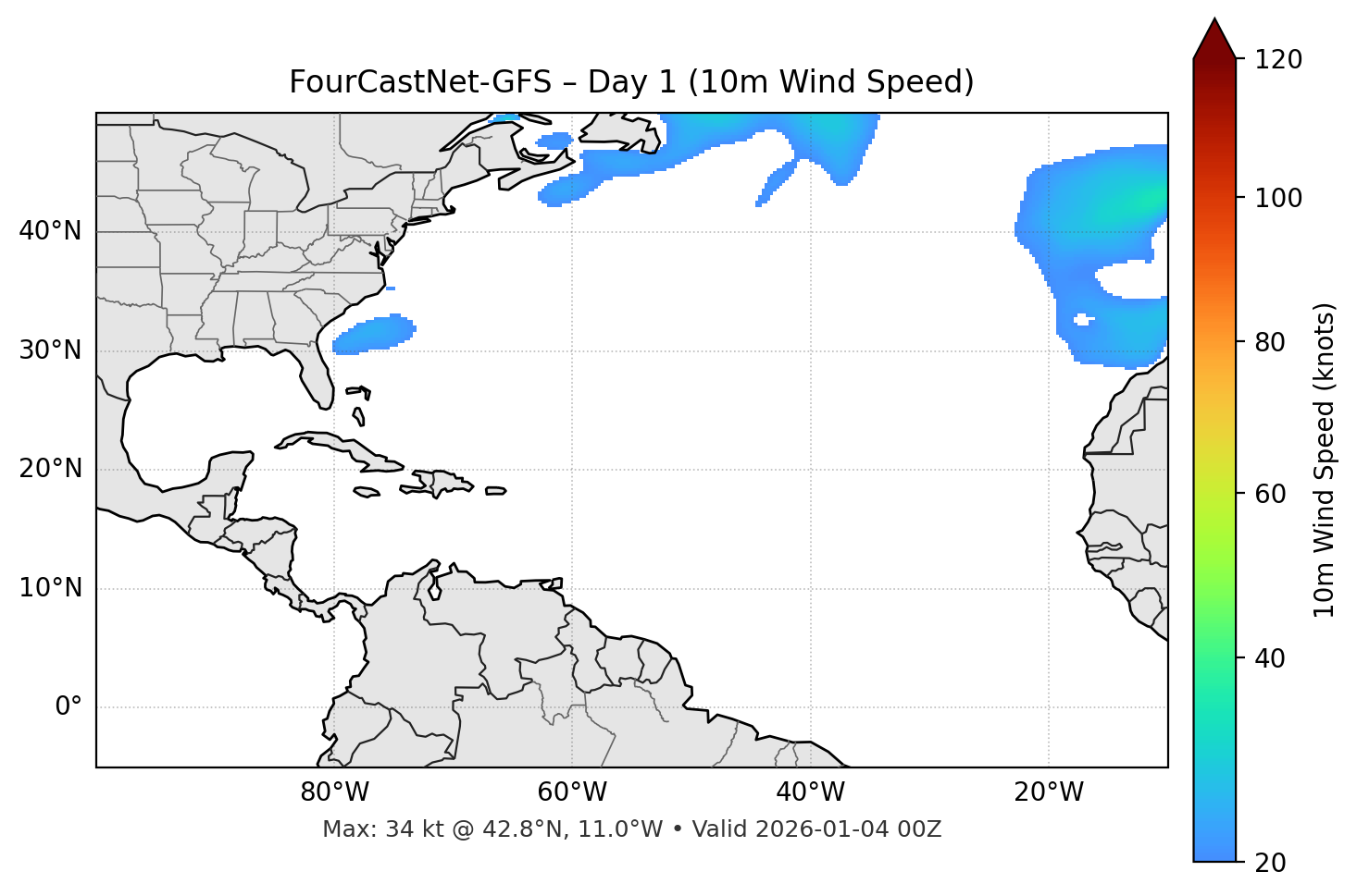 FourCastNet-GFS - Day 01