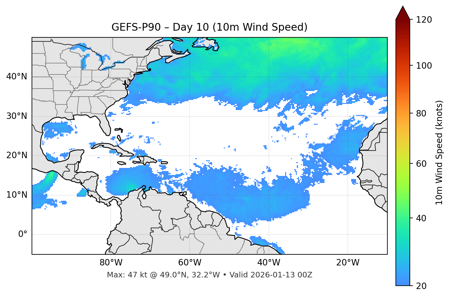 GEFS-P90 - Day 10