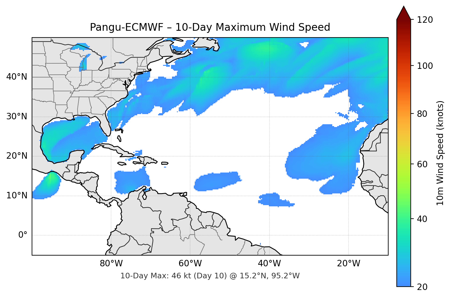 Pangu-ECMWF 10-Day Max