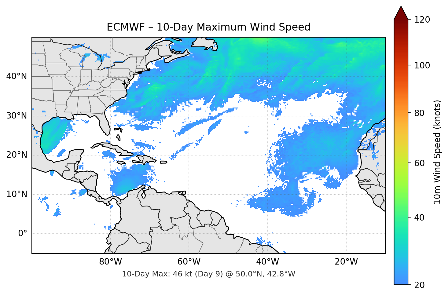 ECMWF 10-Day Max